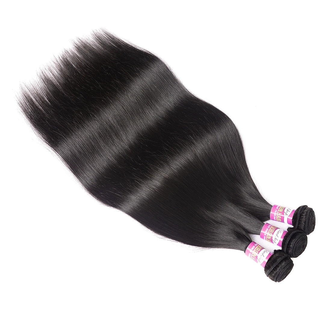 Wig Real Human Hair Extension Straight Bundle 50g