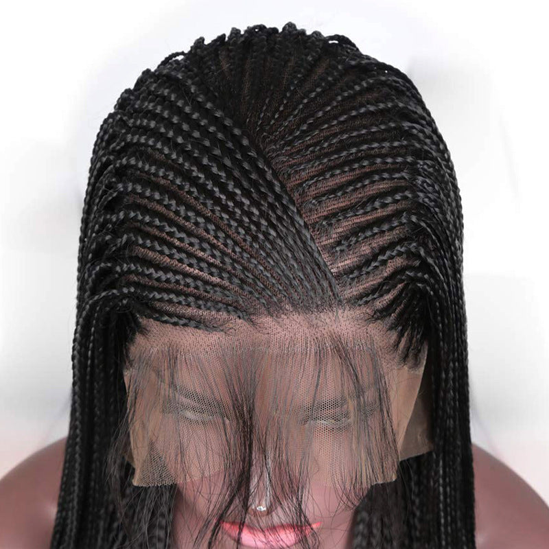 Braided Wigs Synthetic Lace Front Wig Black