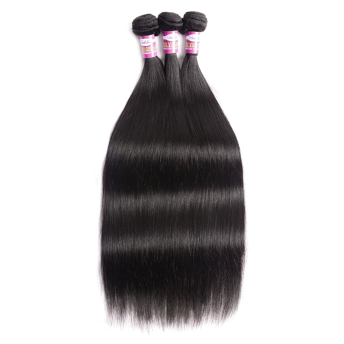 Wig Real Human Hair Extension Straight Bundle 50g